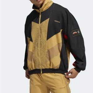 Adidas Midwest Kids track jacket Men’s black medium black, gold, red retro